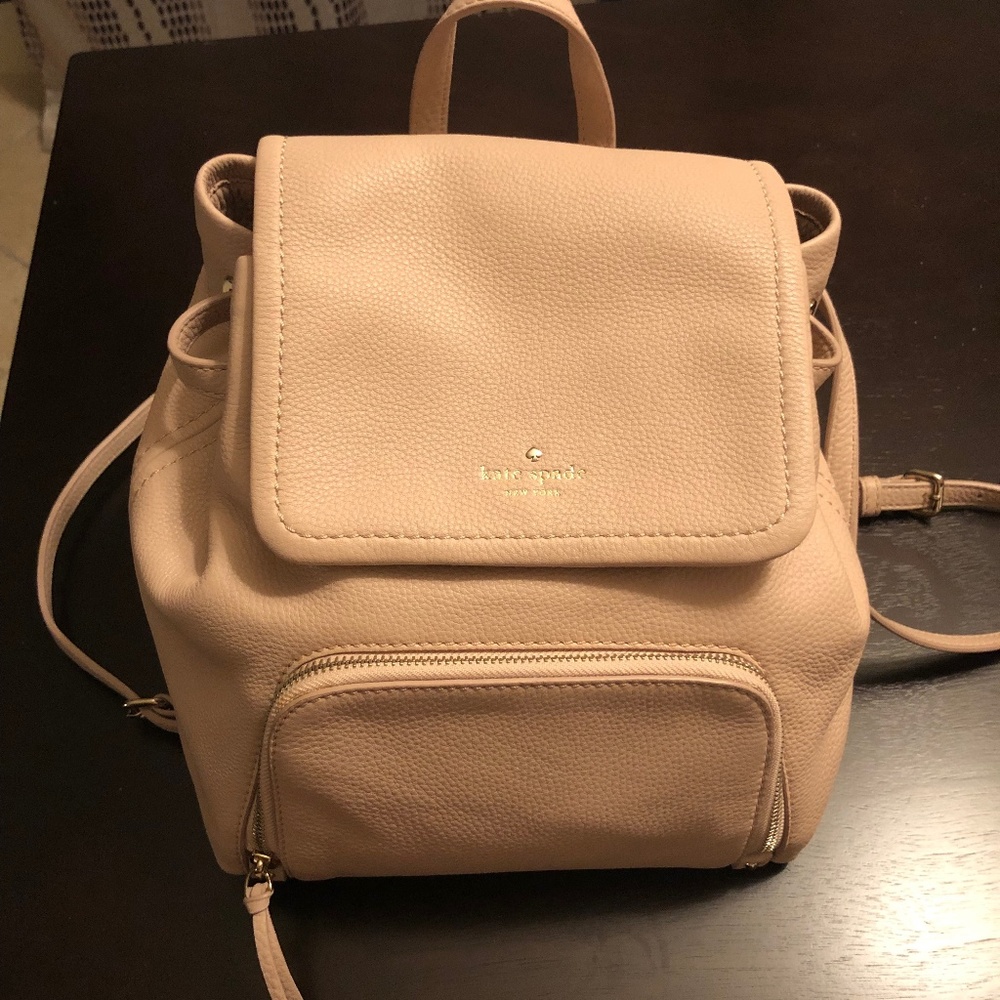 Blush Kate Spade Leather backpack